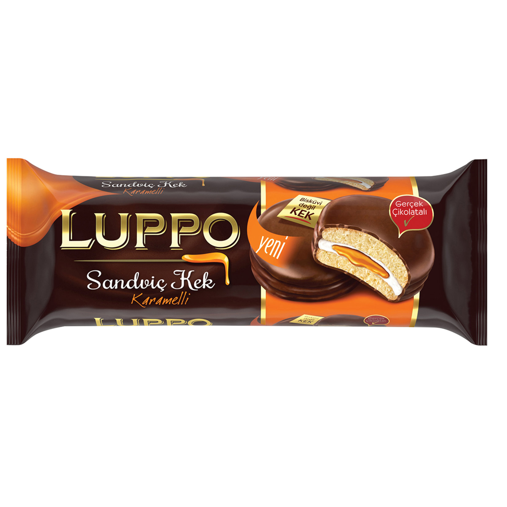 Luppo Sandviç Kek - Karamel